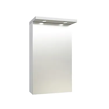 101368825 - VAL BAD Speilskap MINI 45, Hvit høyglans (a).jpg